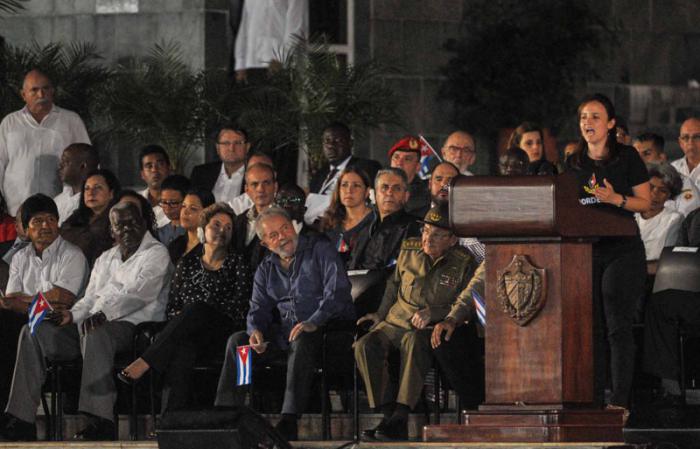  Acto en Santiago de Cuba ,homenaje postumo al comandante en jefe Fidel Castro