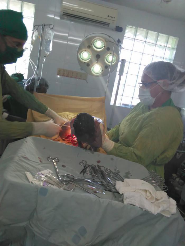 Médicos de la brigada Henry Reeve en el sur de Haití