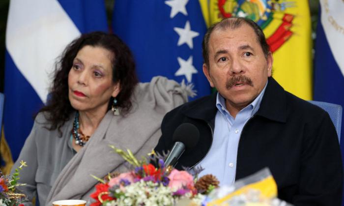 Daniel Ortega y Rosario Murillo.