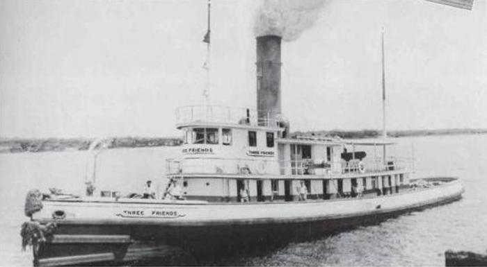 El Three Friends, vapor protagonista de la única batalla naval de los mambises. foto: cortesía del autor