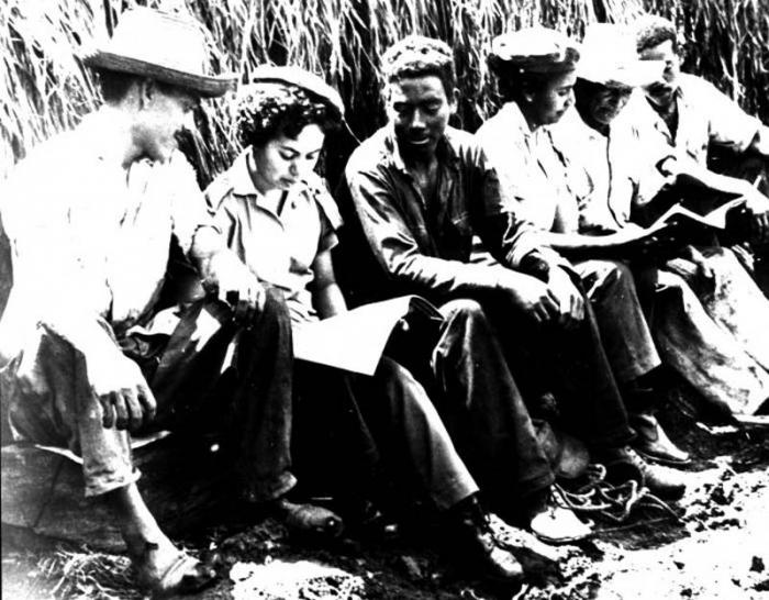 Campaña de alfabetización.