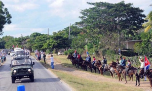 Recorrido de La Caravana Desde Camagüey hasta Granma