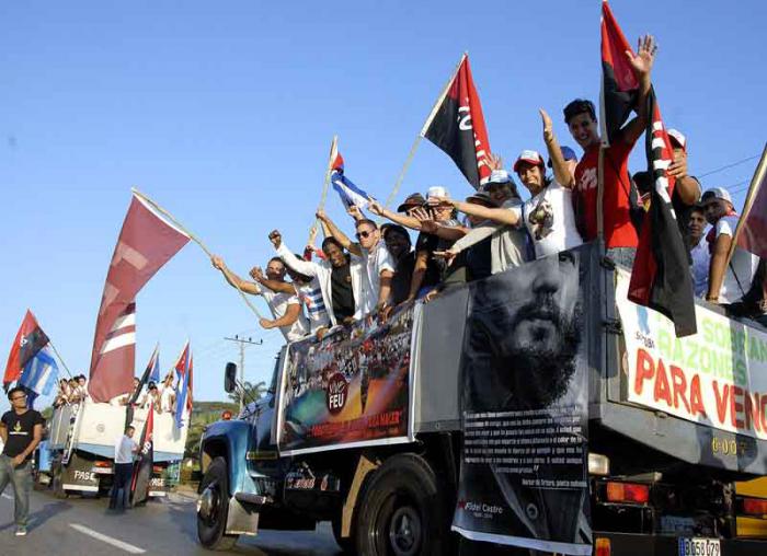 Caravana de la libertad por Ciego de Ávila
