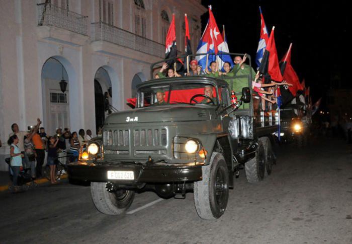 Caravana de la libertad en Cienfuegos 