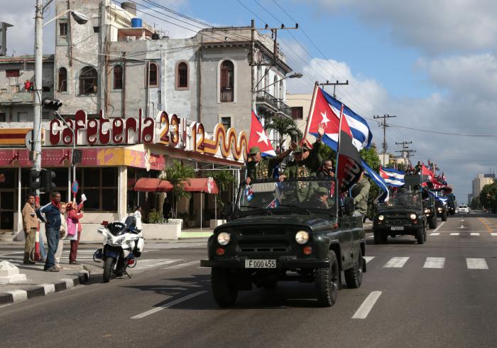 caravana de la libertad en la habana