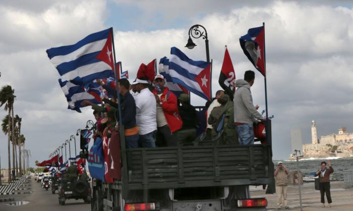 caravana de la libertad en la habana
