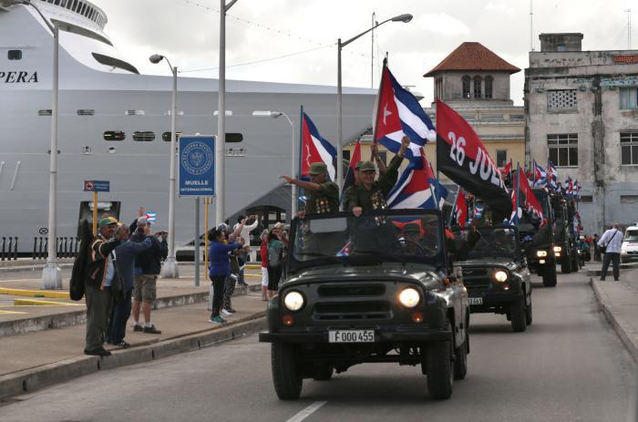 caravana de la libertad en la habana