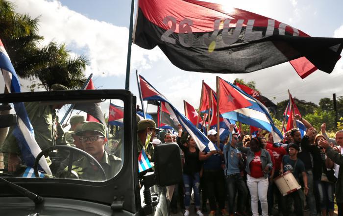 caravana de la libertad en la habana