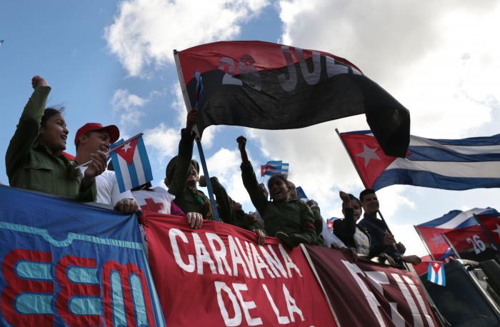 caravana de la libertad en la habana