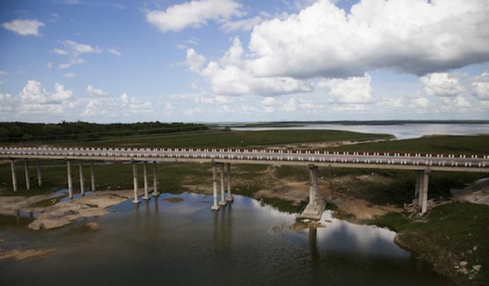 Los embalses espirituanos llevan varios años sin escurrir. 