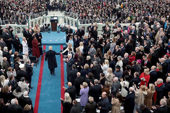 Ceremonia de toma de posesión de Donald Trump.