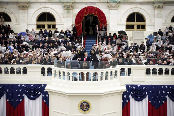 La ceremonia de investidura de Donald Trump costó más de 100 millones de dólares. 