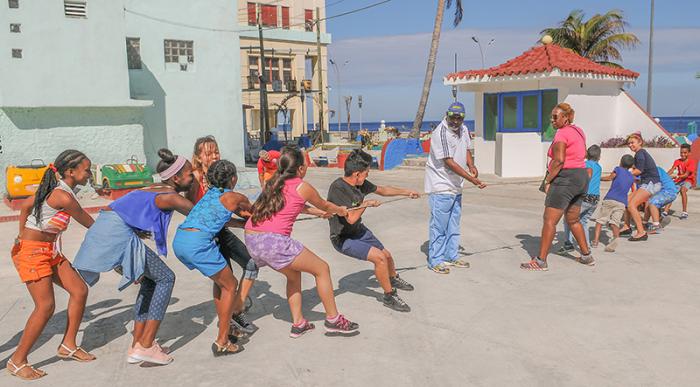 Festival tecnològico en el Centro recreativo Hola Ola con motivo del Aniversario del Natalicio de Josè Martì