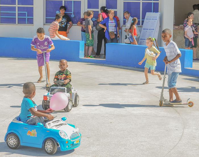 Festival tecnològico en el Centro recreativo Hola Ola con motivo del Aniversario del Natalicio de Josè Martì