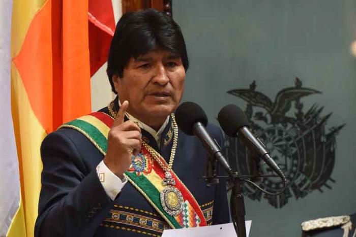 Para Evo, su país se ha convertido en un país modelo en la lucha de los movimientos sociales. Foto: ABI