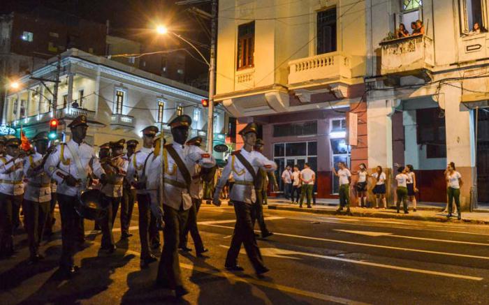 Marcha de las Antorchas presidida por Raúl Castro Ruz.