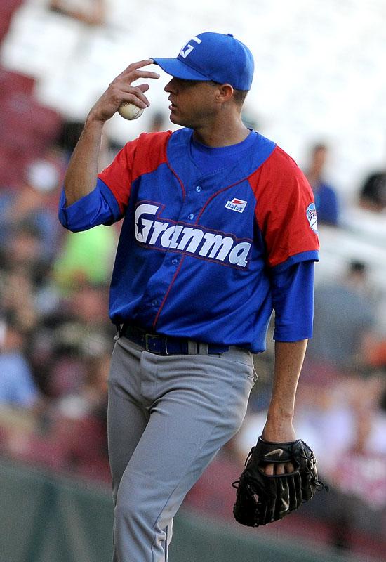 Beisbol-Serie del Caribe-Culiacan primer juego Cuba vs RD Lazaro Blanco lanzador x cuba