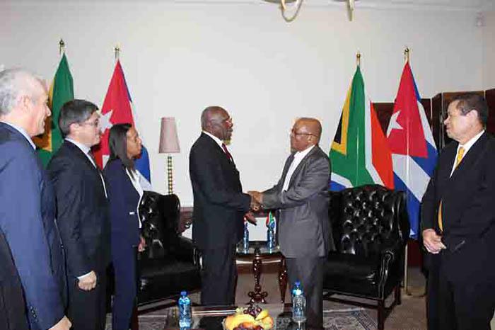 salvador valdés mesa y jacob zuma