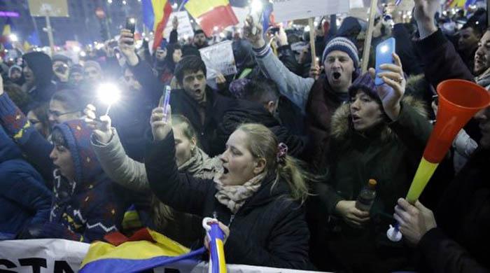 rumania protestas