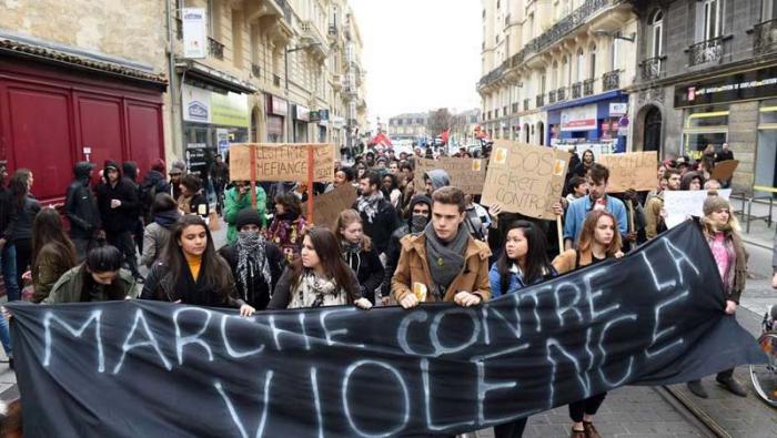 Desde el incidente con la policía, ocurrido el pasado 2 de febrero, se registran numerosas manifestaciones en Francia.