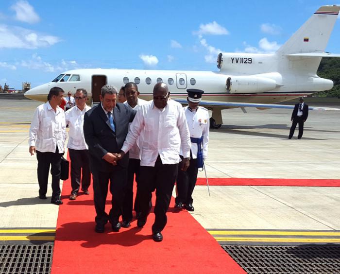 Salvador Valdés Mesa en  San Vicente y las Granadinas