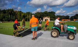 Chutazo para gol en La Polar