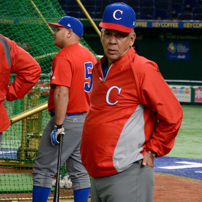 Beisbol-IV Clasico Mundial Tokyo-Equipo Cuba primer entrenamiento de la novena cubana previa a su partido de inicio contra Japon. Tokyo Dome  Carlos Martí DT