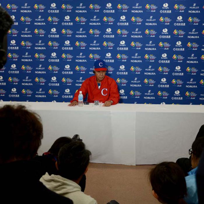 Beisbol-IV Clasico Mundial Tokyo-Equipo Cuba primer entrenamiento de la novena cubana previa a su partido de inicio contra Japon. Tokyo Dome  Carlos Martí DT