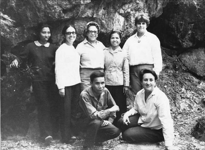 Melba en Laos. foto cortesía de Mirta Muñiz Egea