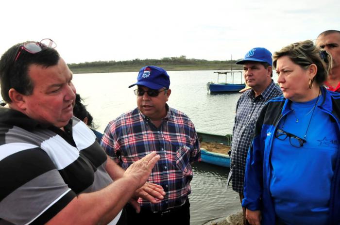 La presa Zaza aporta el 18 % de las capturas de agua dulce del país. 