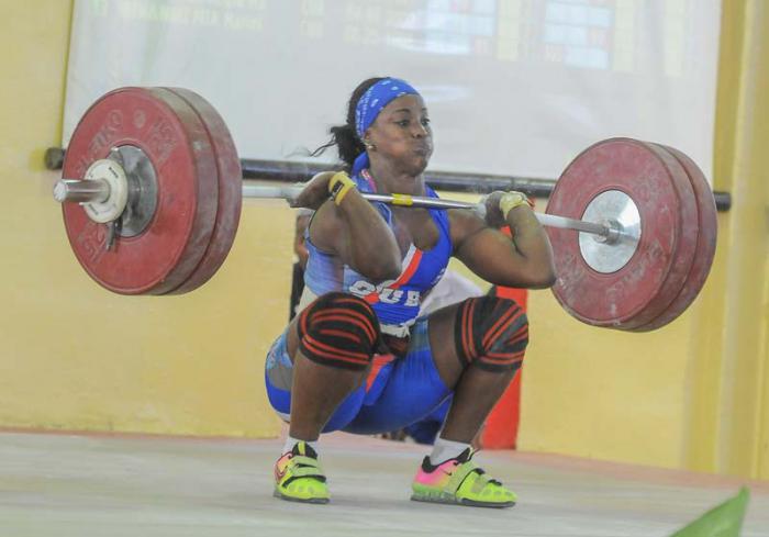 Torneo internacional de levantamiento de pesas Manuel Suàrez inmemoriam, en el Cerro Pelado, Marina Rodrìguez Mijan