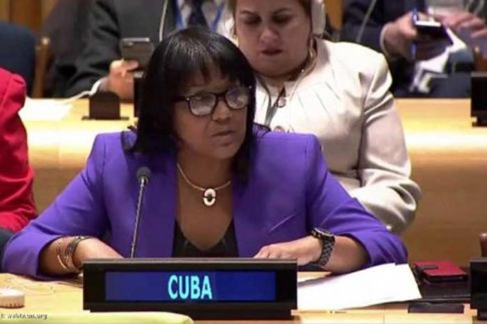 La representante permanente de Cuba ante la ONU, Anayansi Rodríguez