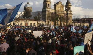 protestas en guatemala