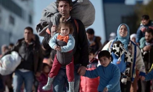 Migrantes llegan a Grecia 