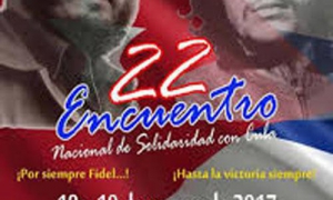 XXII Encuentro Nacional de Solidaridad con Cuba