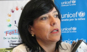 María Machicado, representante en Cuba de la Unicef.
