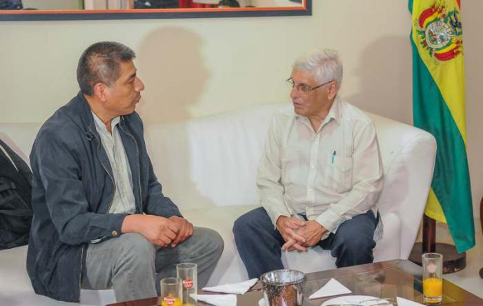 Llegada a La habana del Ministro de Relaciones Exteriores de Bolivia, Fernando Huanacuni Mamani, para participar en el XV Consejo Político de la Alianza Bolivariana para los Pueblos de Nuestra América-Tratado de Comercio de los Pueblos (ALBA-TCP)