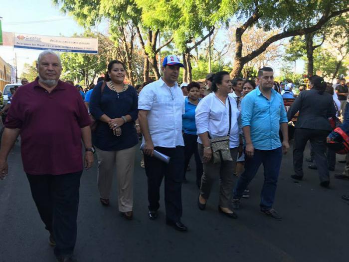 Acto de solidaridad con Cuba en Nicaragua