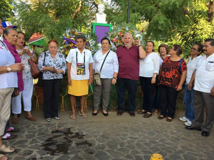 Acto de solidaridad con Cuba en Nicaragua