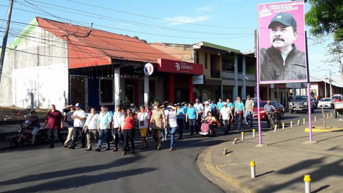 Acto de solidaridad con Cuba en Nicaragua