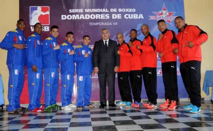 Domadores de Cuba vs Heroicos de Colombia. Serie Mundial de Boxeo 2017.