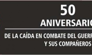 Logo campaña caída en combate del Che