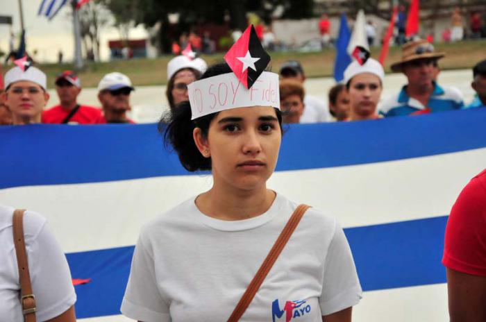 La Plaza de la Revolución Mayor General Serafín Sánchez fue el escenario principal de la celebración en la provincia de Sancti Spíritus. 