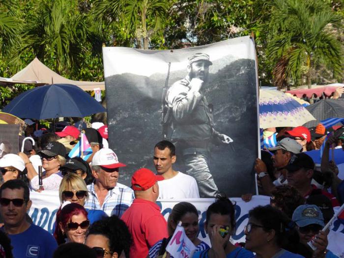 Desfile del 1ro de mayo del 2017 en Las Tunas.