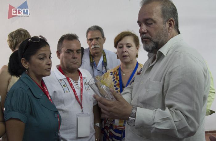El ministro de Turismo, Manuel Marrero, se ha interesado por el quehacer de EBM en el sector más dinámico de la economía cubana. 