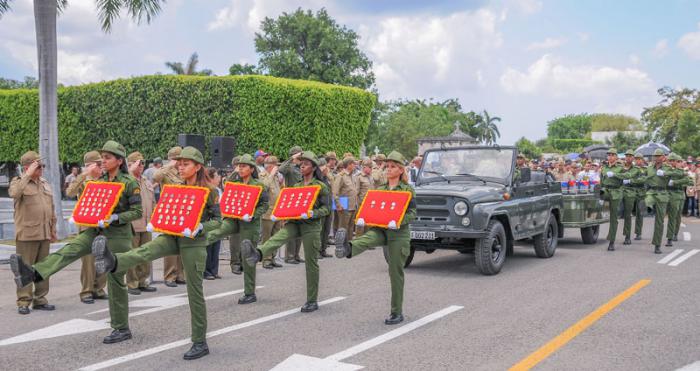 Ceremonia de honores militares funerales de los oficiales fallecidos en el accidente aéreo ocurrido el 29 abril 2017
