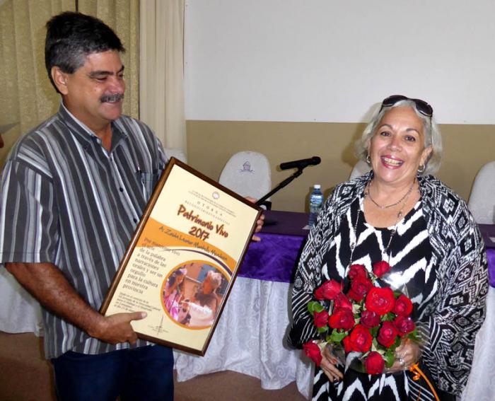  La narradora oral Zaida Montells.