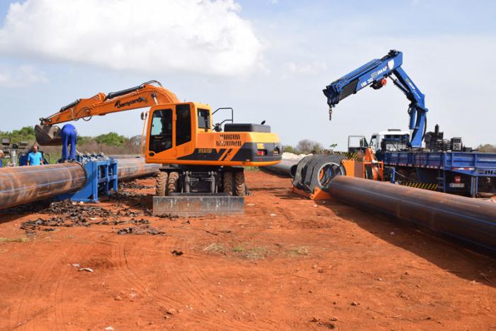 Trabajos en la conductora que abastece a una parte de la capital