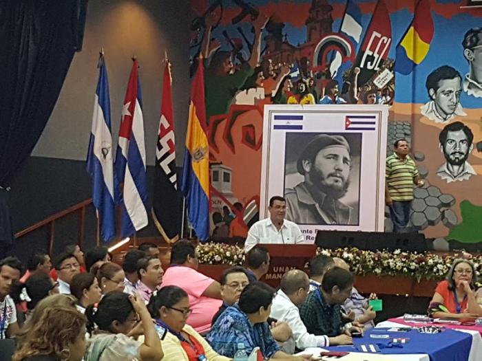Encuentro de solidaridad con Cuba en Managua