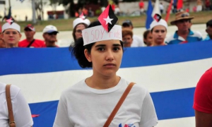 Desfile 1ro de mayo del 2017 en Sancti Spiritus